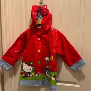 Western Chief Kids Hello Kitty Raincoat. Preloved. Girls 4/5